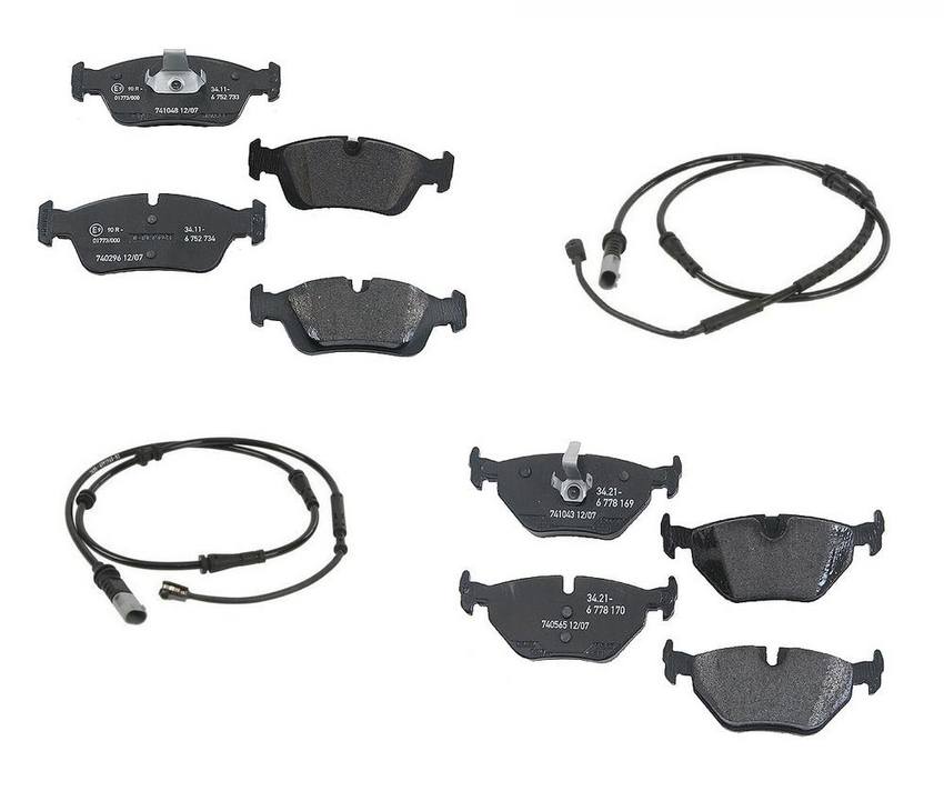 BMW Disc Brakes Kit - Pads Front and Rear